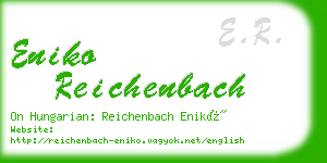 eniko reichenbach business card